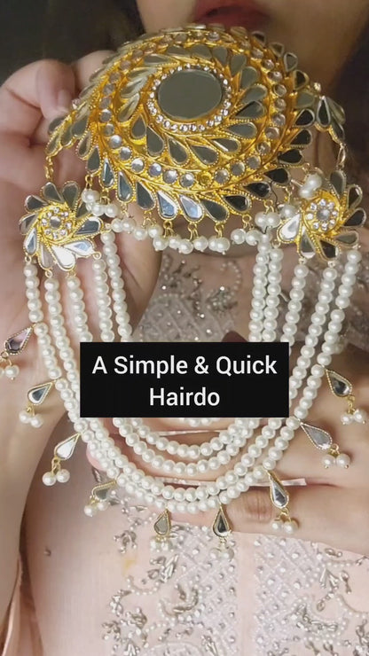 Bridal Kundan Hair Clip
