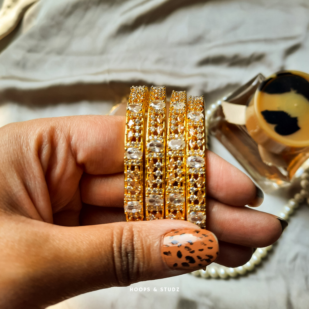 Qudrah - Gold Bangles Design