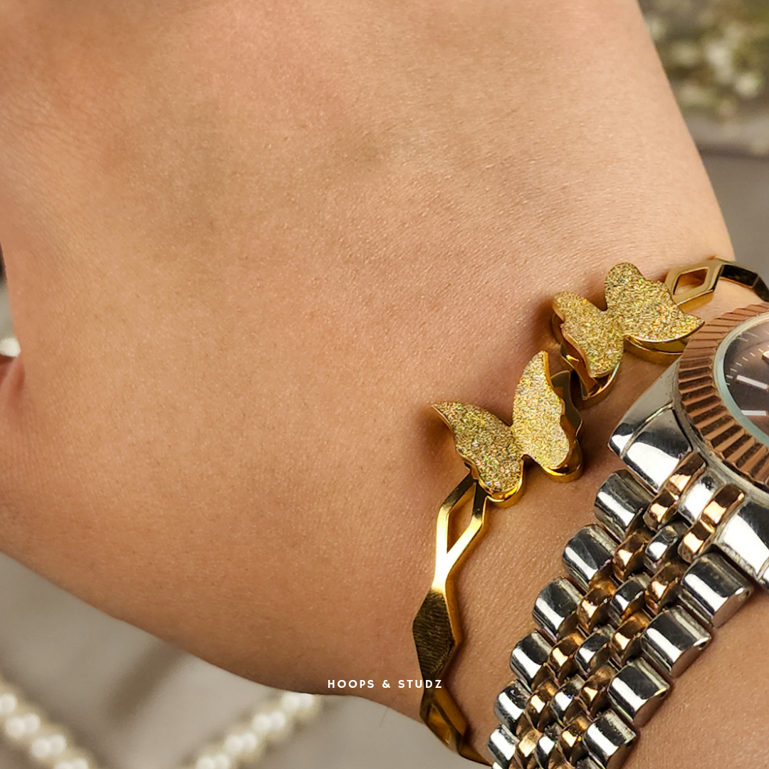 Openable Butterfly Watch Bracelet