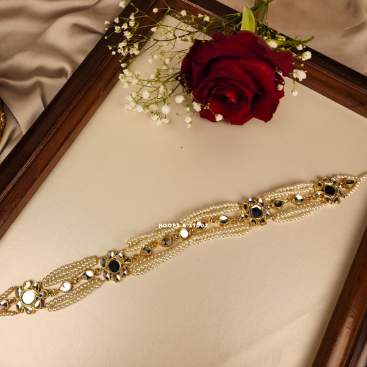 Sej Kundan Matha Patti - Hair Accessories
